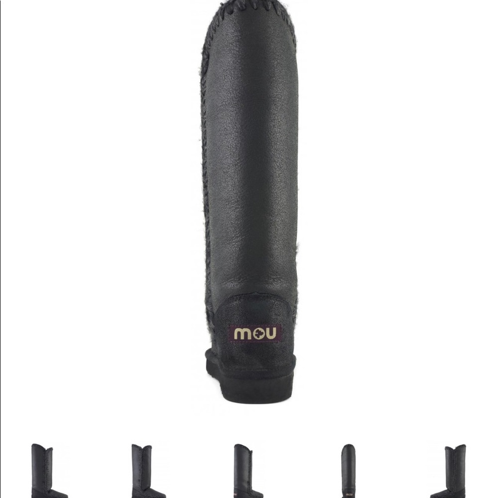 Mou tall black boots